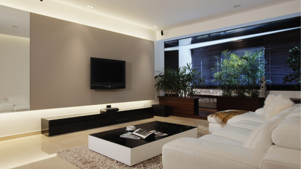contemporary living room