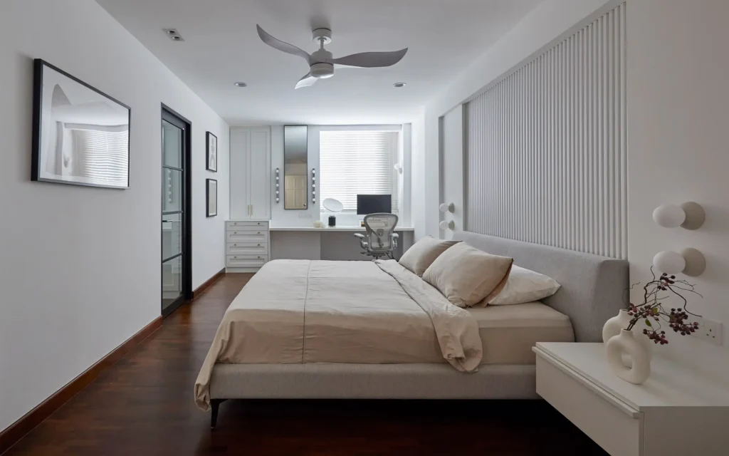 spacious master bedroom